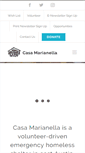 Mobile Screenshot of casamarianella.org
